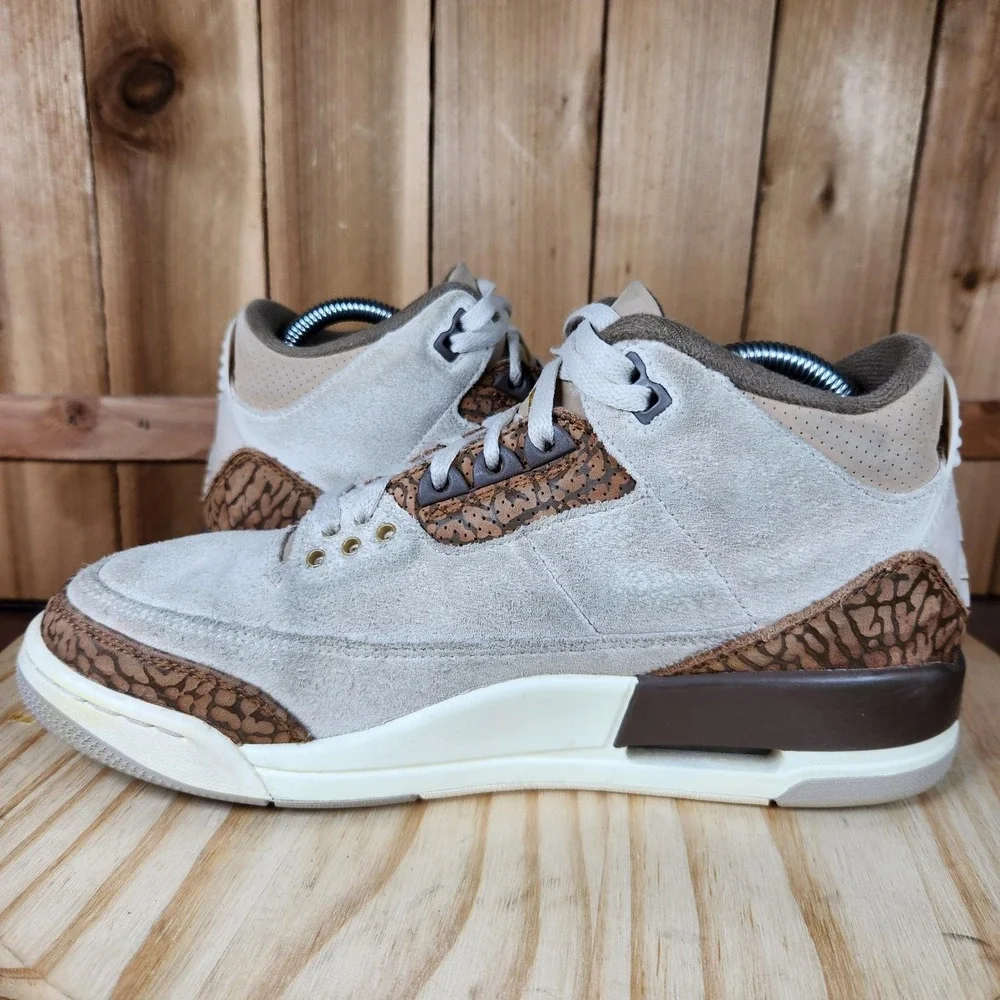 Jordan Air Jordan‎ 3 Retro Palomino Shoes Mens 8 Brown Suede Sneakers CT8532-102